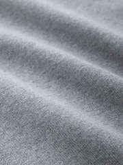 Light Grey Knitted V-Neck School Jumper (3-16yrs) - Image 5 of 5