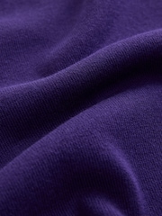 Purple Knitted V-Neck School Jumper (3-16yrs) - Image 3 of 4