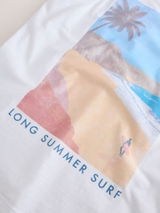 White Lightweight Graphic Vest - Image 10 of 10