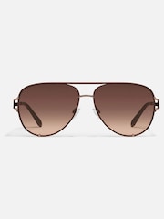 QUAY Brown High Key Twist Sunglasses - Image 2 of 2