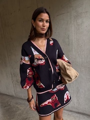 Never Fully Dressed Blue Cowboy Boot Cardigan - Image 1 of 5