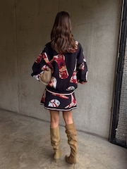 Never Fully Dressed Blue Cowboy Boot Cardigan - Image 4 of 5