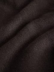 The Set 2 Pack Cropped Denim Shacket Chocolate Brown/Cream - Image 10 of 11