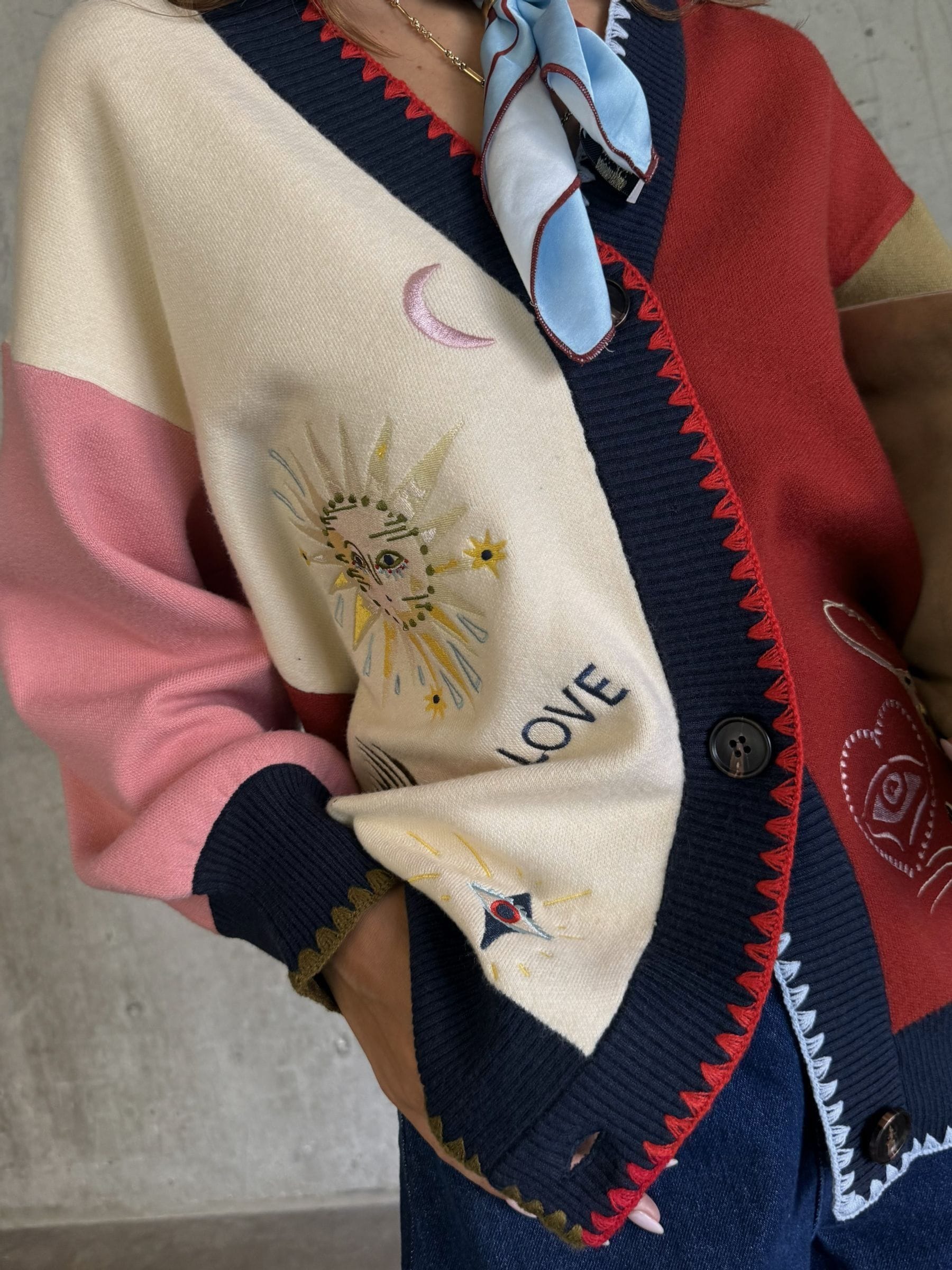 Buy Never Fully Dressed Cream Mystical Martha Cardigan from the