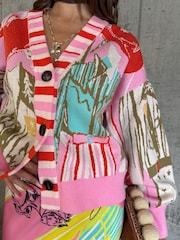 Never Fully Dressed Pink Dallas Cardigan - Image 1 of 5