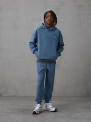Castore Navy Oversized Hoodie and Joggers Set - Image 2 of 6