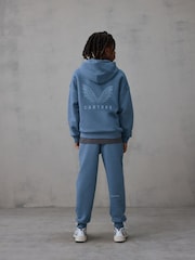 Castore Navy Oversized Hoodie and Joggers Set - Image 3 of 6
