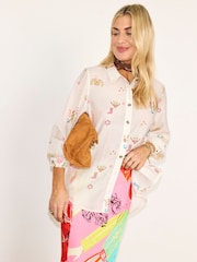 Never Fully Dressed White Western Icon Miley Shirt - Image 3 of 6