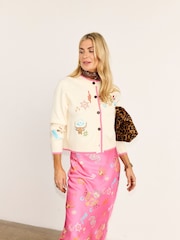 Never Fully Dressed Cream Western Icons Mini Cheryl Cardigan - Image 2 of 6