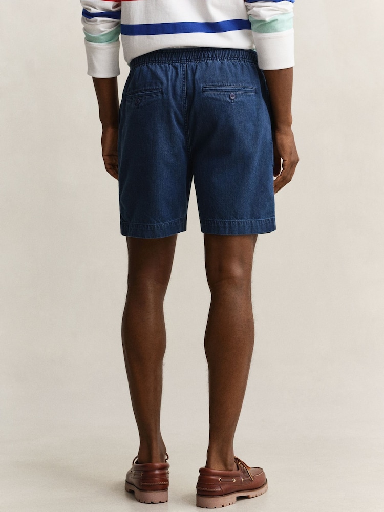 GANT Denim Drawstring Shorts - Image 2 of 7