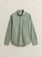 GANT Green Classic Poplin Shirt - Image 5 of 5