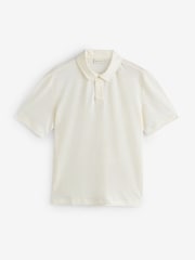 GANT Cream Linen Polo Shirt - Image 1 of 1