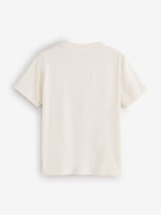 GANT Cream G Badge T-Shirt - Image 2 of 3