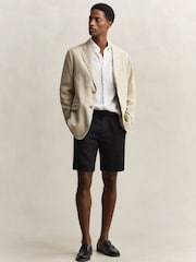 أبيض - GANT Garment Dyed Linen Pocket Shirt - صورة 4 من 7