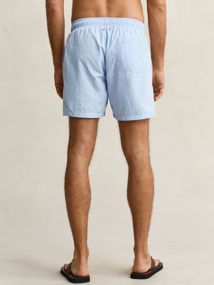 GANT Blue Shield Logo Swim Shorts - Image 2 of 6 GANT Blue Shield Logo Swim Shorts - Image 2 of 6
