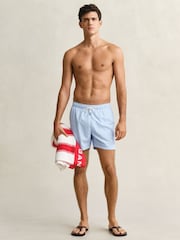 GANT Blue Shield Logo Swim Shorts - Image 3 of 6