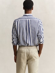 GANT Blue Stripe Voile Stripe Shirt - Image 2 of 7