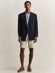 GANT Blue Stripe Voile Stripe Shirt - Image 4 of 7