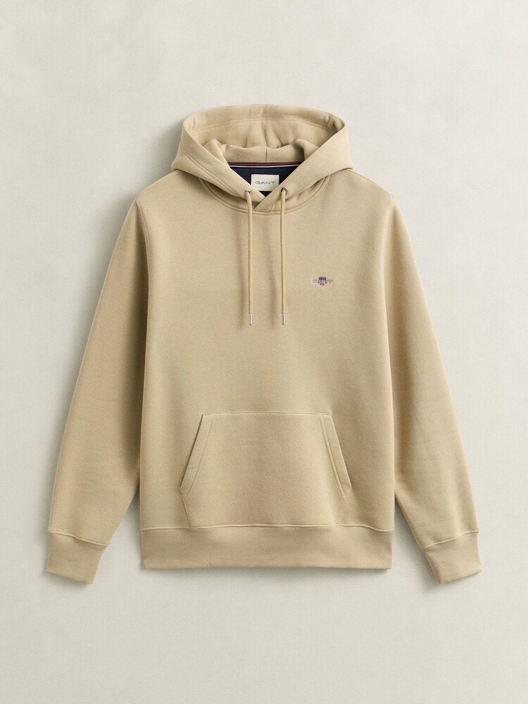 GANT Natural Shield Logo Hoodie - Image 4 of 4 GANT Natural Shield Logo Hoodie - Image 4 of 4