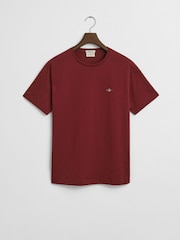 GANT Red Shield Logo Cotton T-Shirt - Image 1 of 1