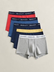 GANT Contrast Waistband Stretch Cotton Boxers 5 Pack - صورة 1 من 4