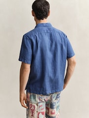 ブルーマール - GANT Garment Dyed Linen Pocket Shirt - 画像 2 / 5