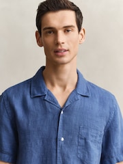 ブルーマール - GANT Garment Dyed Linen Pocket Shirt - 画像 3 / 5