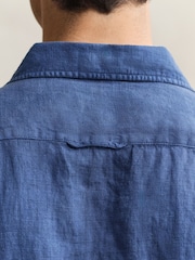 ブルーマール - GANT Garment Dyed Linen Pocket Shirt - 画像 4 / 5
