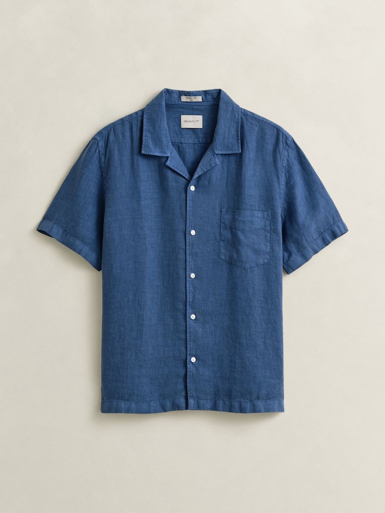 ブルーマール - GANT Garment Dyed Linen Pocket Shirt - 画像 5 / 5