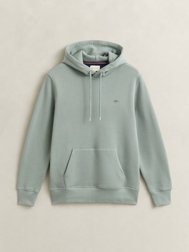 GANT Green Shield Logo Hoodie - Image 4 of 4