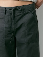 BHOEM Grey Patch Pockets Daily Trousers With Linen - Image 5 of 6