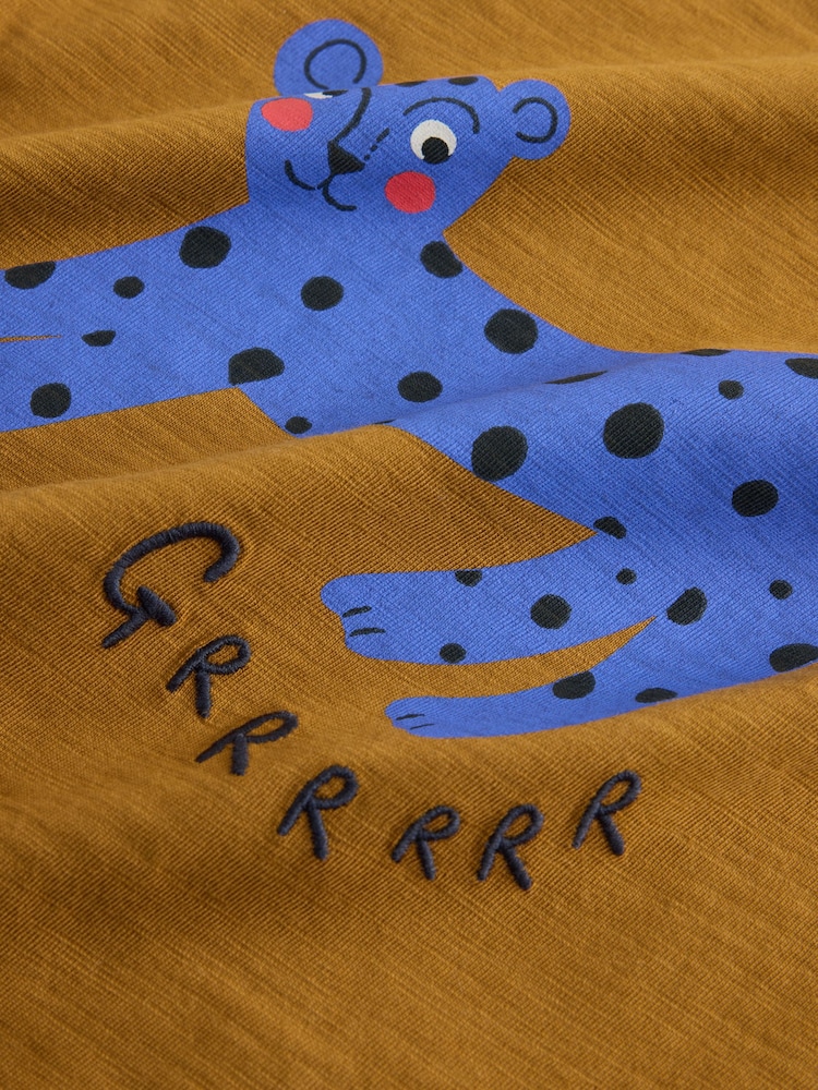 Green/Blue Animal Long Sleeve Graphic T-Shirts 3 Pack (3mths-7yrs) - Image 7 of 7
