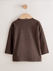 Neutral Digger Long Sleeve Graphic T-Shirts 3 Pack (3mths-7yrs) - Image 3 of 7