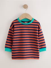 Red/Navy/Green Airplane Dog Long Sleeve Applique T-Shirts 3 Pack (3mths-7yrs) - Image 3 of 7