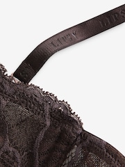 Lipsy Chocolate Brown Lace Non-Padded Underwired Multiway Strapless Bra - Image 9 of 9