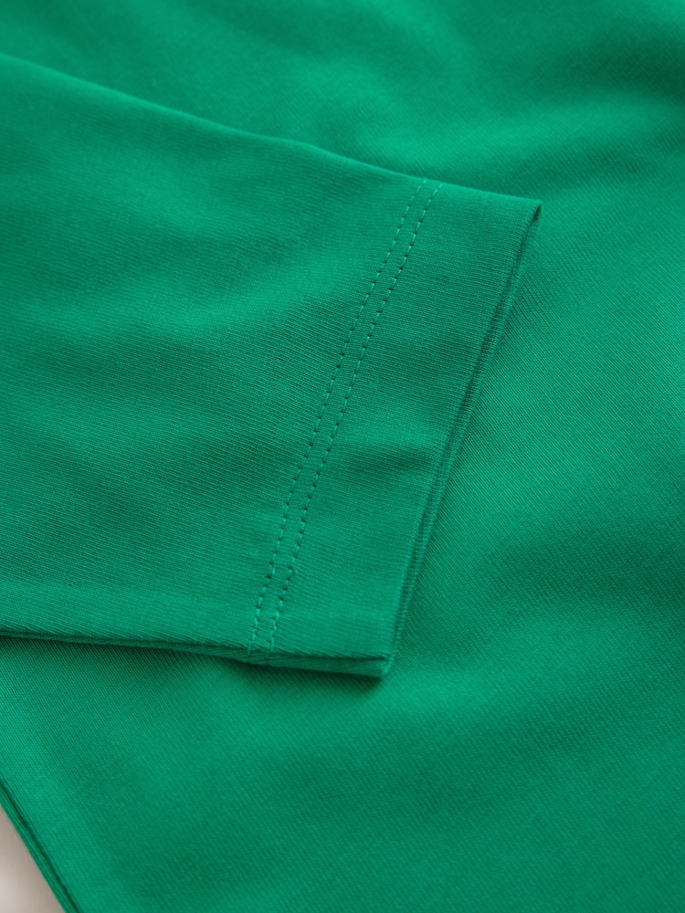 Bright Green Cool Kid Slogan Long Sleeve Small Graphic Printed T-Shirt (3mths-7yrs) - Image 8 of 8