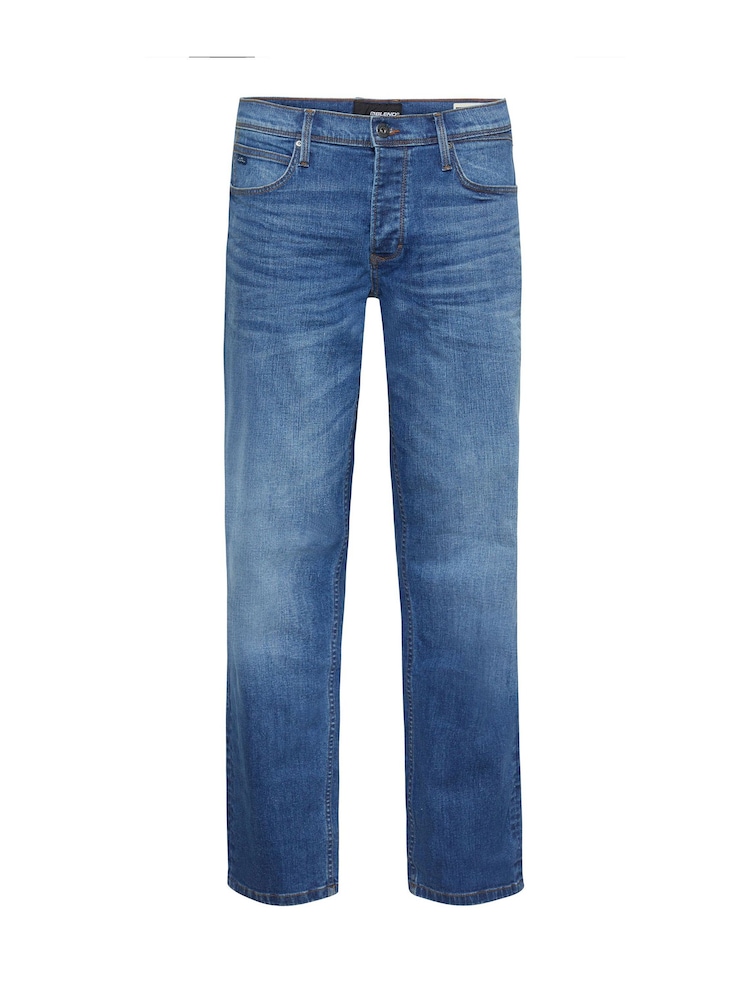 Blend Blue Straight Stretch Mid Denim Jeans - Image 3 of 3 Blend Blue Straight Stretch Mid Denim Jeans - Image 3 of 3