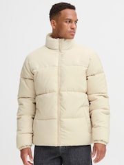 Blend Cream Corduroy Hybrid Puffer Coat - Image 1 of 5