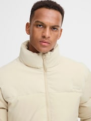 Blend Cream Corduroy Hybrid Puffer Coat - Image 4 of 5