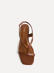 Linzi Brown Myth Toe Post Heel Sandals - Image 5 of 6