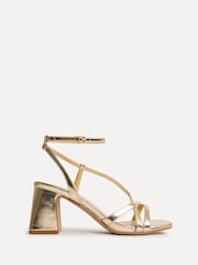 Linzi Gold Oslo Strappy Heeled Sandals - Image 2 of 5