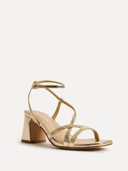 Linzi Gold Oslo Strappy Heeled Sandals - Image 3 of 5