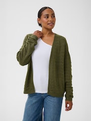 Kaffe Green KAemria Soft Knit Cardigan - Image 1 of 6