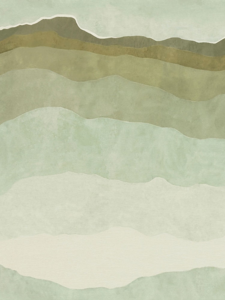 Harlequin Evergreen Sedimentary Defined Momentum A4 Wallpaper Sample - Image 1 of 1