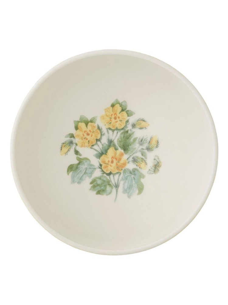 Portmeirion Set of 4 White Botanic Garden Sketchbook Small Bowls - Image 2 of 9