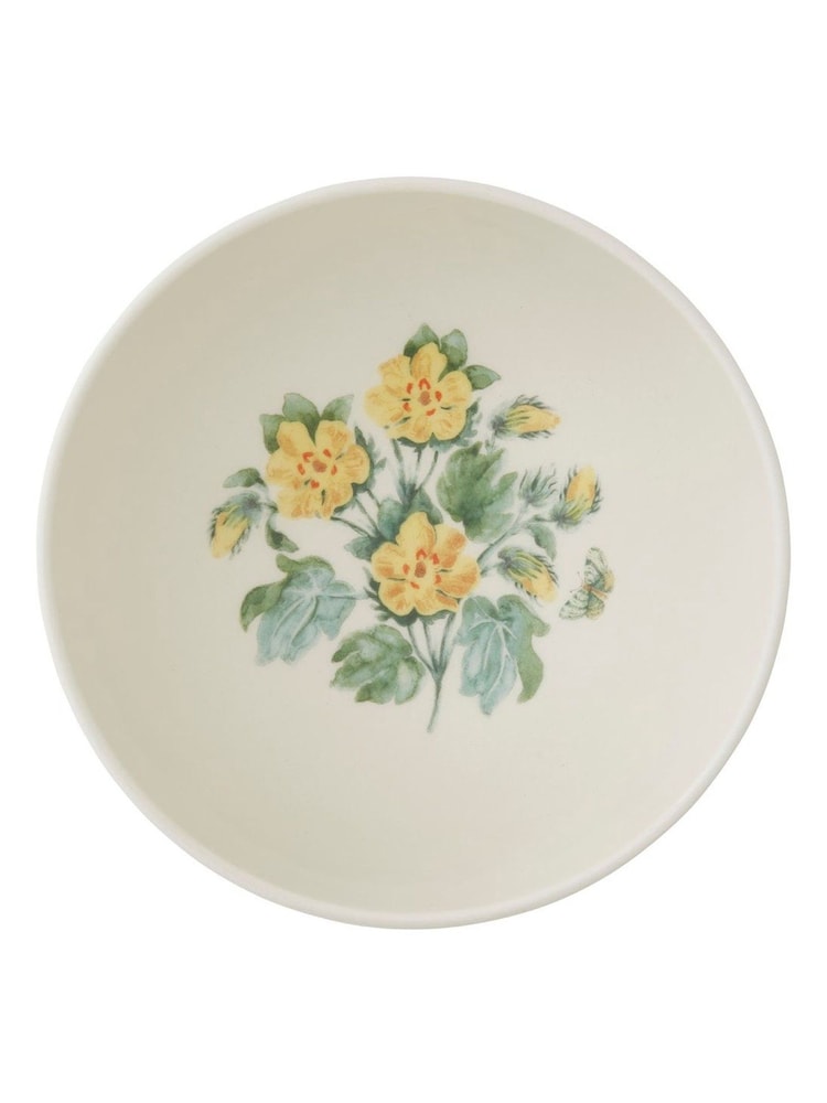 Portmeirion Set of 4 Yellow Botanic Garden Sketchbook Cereal Bowls - Image 2 of 5 Portmeirion Set of 4 Yellow Botanic Garden Sketchbook Cereal Bowls - Image 2 of 5