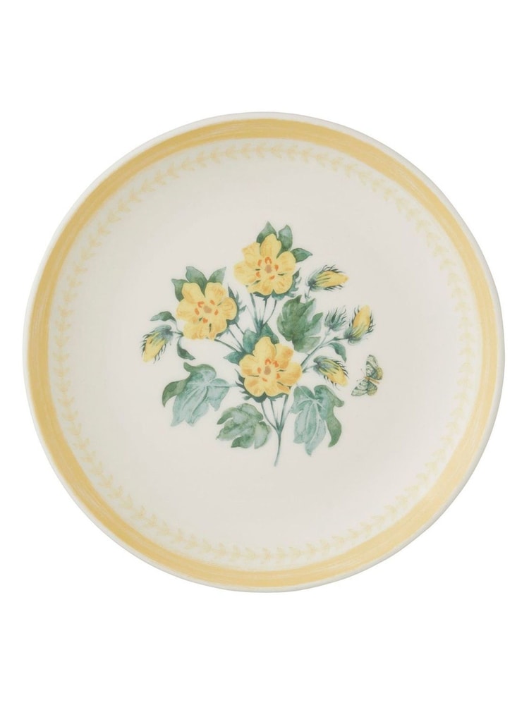 Portmeirion Set of 4 Yellow Botanic Garden Sketch book Dinner Plates - Image 2 of 6 Portmeirion Set of 4 Yellow Botanic Garden Sketch book Dinner Plates - Image 2 of 6