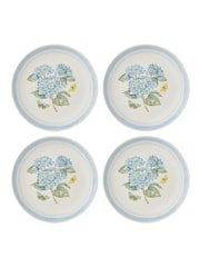 Portmeirion Set of 4 Blue Botanic Garden Sketchbook Salad Plates - Image 1 of 5