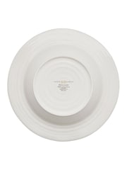 Sophie Conran Set of 4 White Porcelain Rimmed Soup Plates - Image 3 of 4