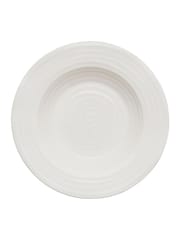 Sophie Conran Set of 4 White Porcelain Rimmed Soup Plates - Image 4 of 4